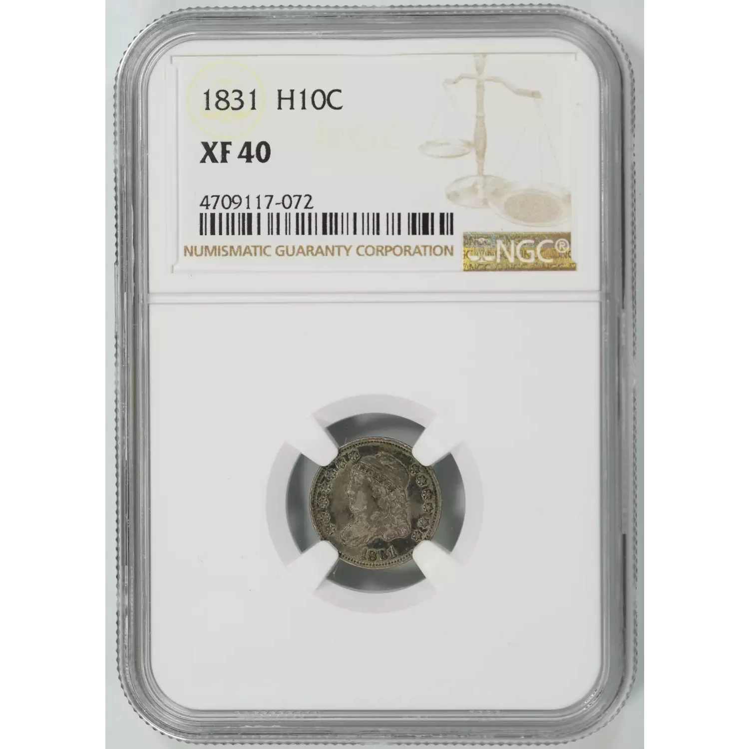 1831 PHILADELPHIA Capped Bust Half Dimes NGC XF 40 Kearney Coin Center