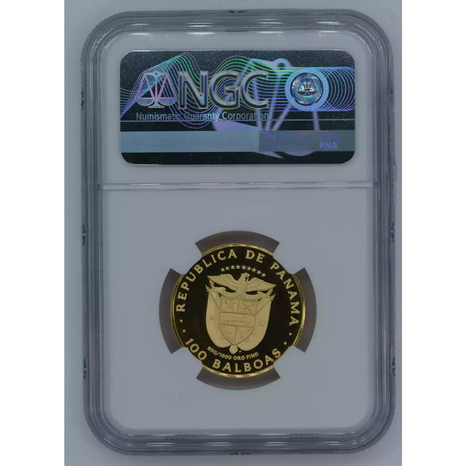 Fm Panama Gold Balboas Ngc Pf Ultra Cam Vasco Nunez De