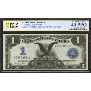 $1 1899 Blue Silver Certificates 233