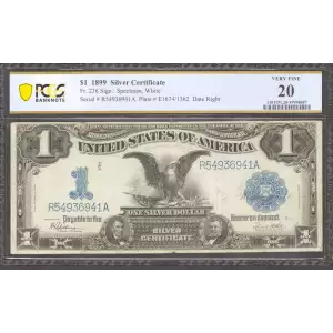 $1 1899 Blue Silver Certificates 236