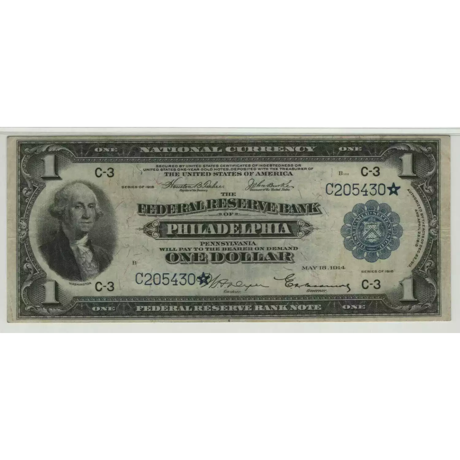 $1 1918  Federal Reserve Bank Notes 715* (3)