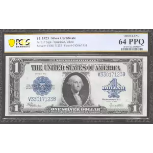 $1 1923 Blue Silver Certificates 237