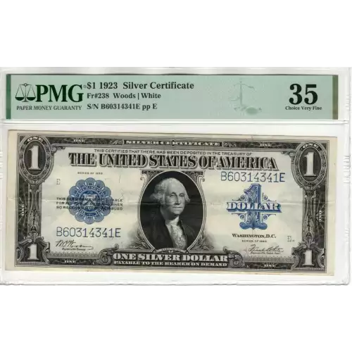 $1 1923 Blue Silver Certificates 238