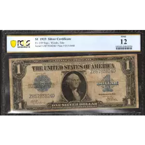 $1 1923 Blue Silver Certificates 239
