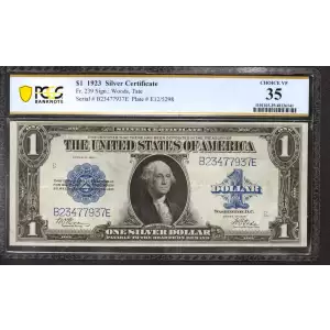 $1 1923 Blue Silver Certificates 239
