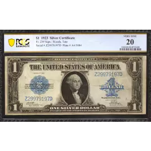 $1 1923 Blue Silver Certificates 239