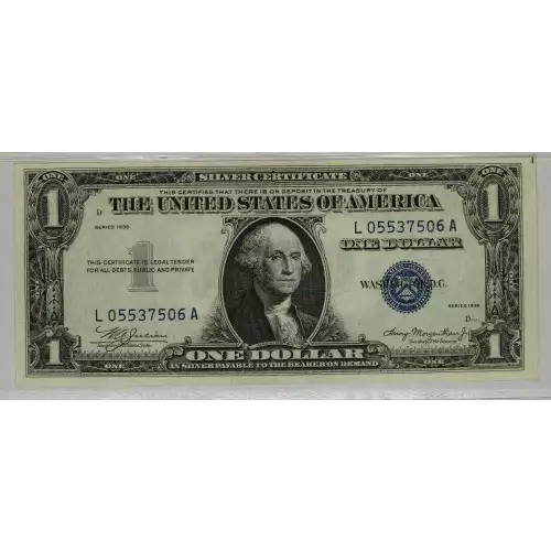 $1 1935 blue seal. Small Silver Certificates 1607 (3)
