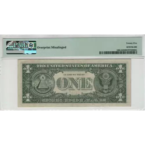 $1 1974 Green seal. Small Size $1 Federal Reserve Notes 1908-H (2)