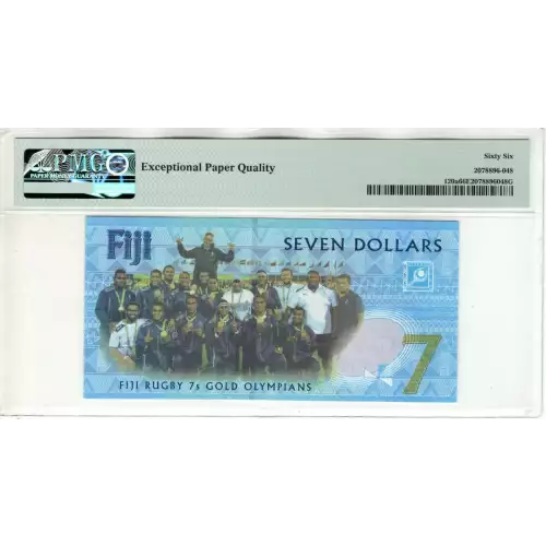 1 Dollar 1871, 1871 Treasury Note Issue a. Signature: S.C. Burt Fiji 1 (2)