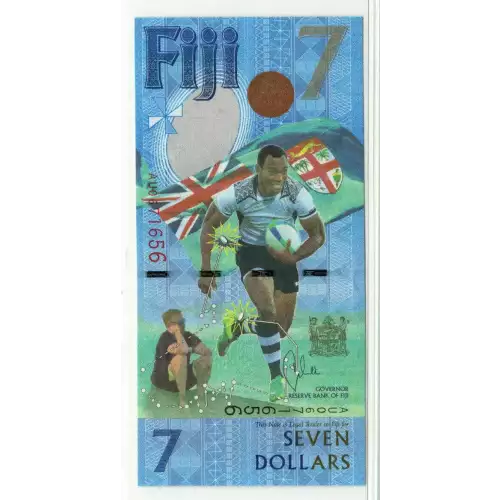 1 Dollar 1871, 1871 Treasury Note Issue a. Signature: S.C. Burt Fiji 1 (3)