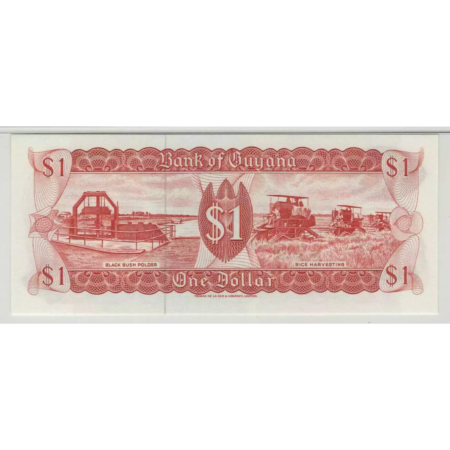 1 Dollar ND (1966-92), 1966 ND Issue a. Signature 1; 2 Guyana 21 (4)