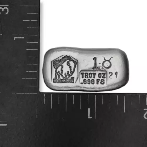 1 Troy Ounce Silver Bar - Taurus 2021 (5)