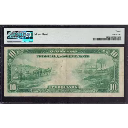 $10 1914 Red Seal Federal Reserve Notes 929 (2)