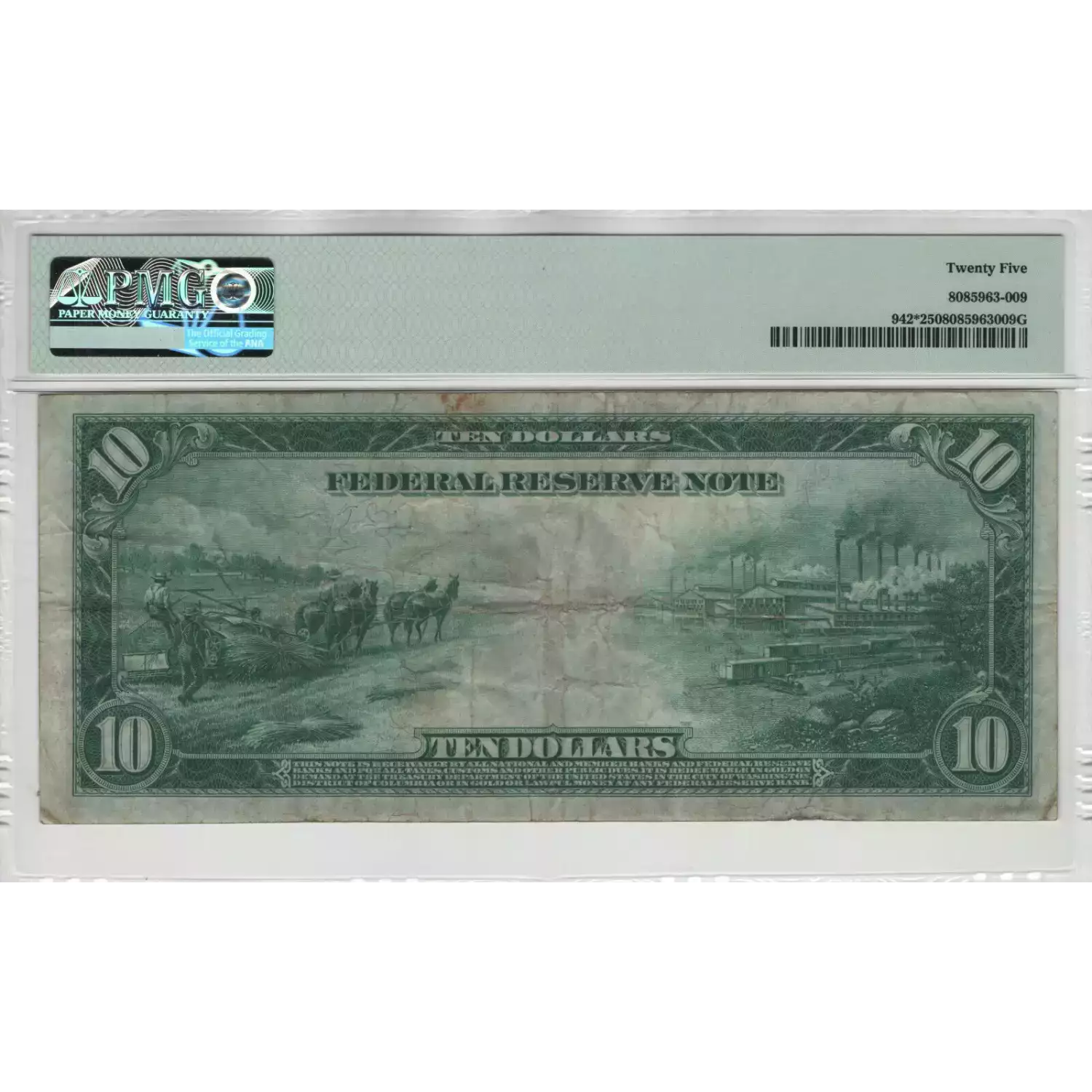 $10 1914 Red Seal Federal Reserve Notes 942* (2)