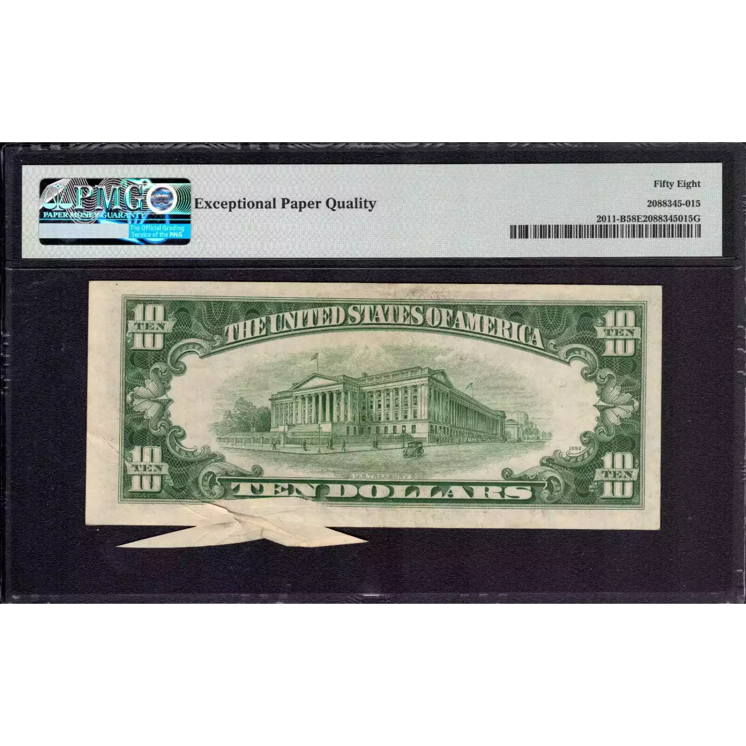 $10 1950-A.  Small Size $10 Federal Reserve Notes 2011-B (2)