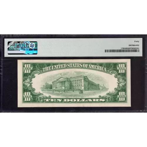 $10 1953 blue seal. Small Silver Certificates 1706 (2)