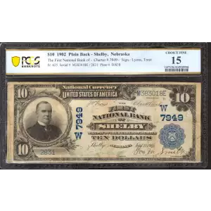 $10  Blue Seal Third Charter Period 625