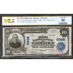 $10  Blue Seal Third Charter Period 626