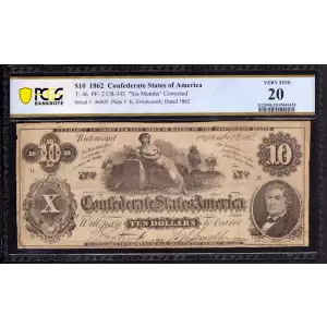 $10   Issues of the Confederate States of America CS-46