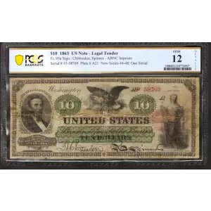 $10 New Series 44-48 above Type 2 Legal Tender Issues 95a