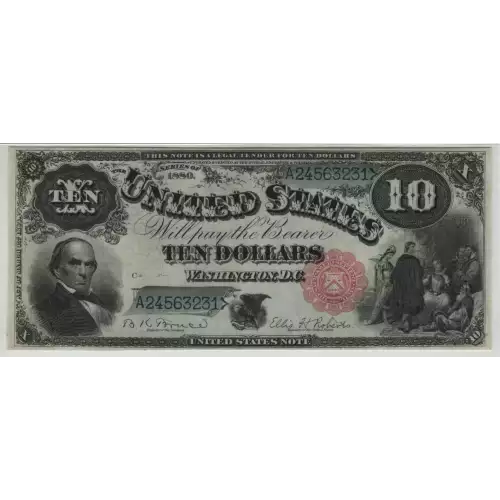 $10  Small Red, scalloped Legal Tender Issues 112 (3)