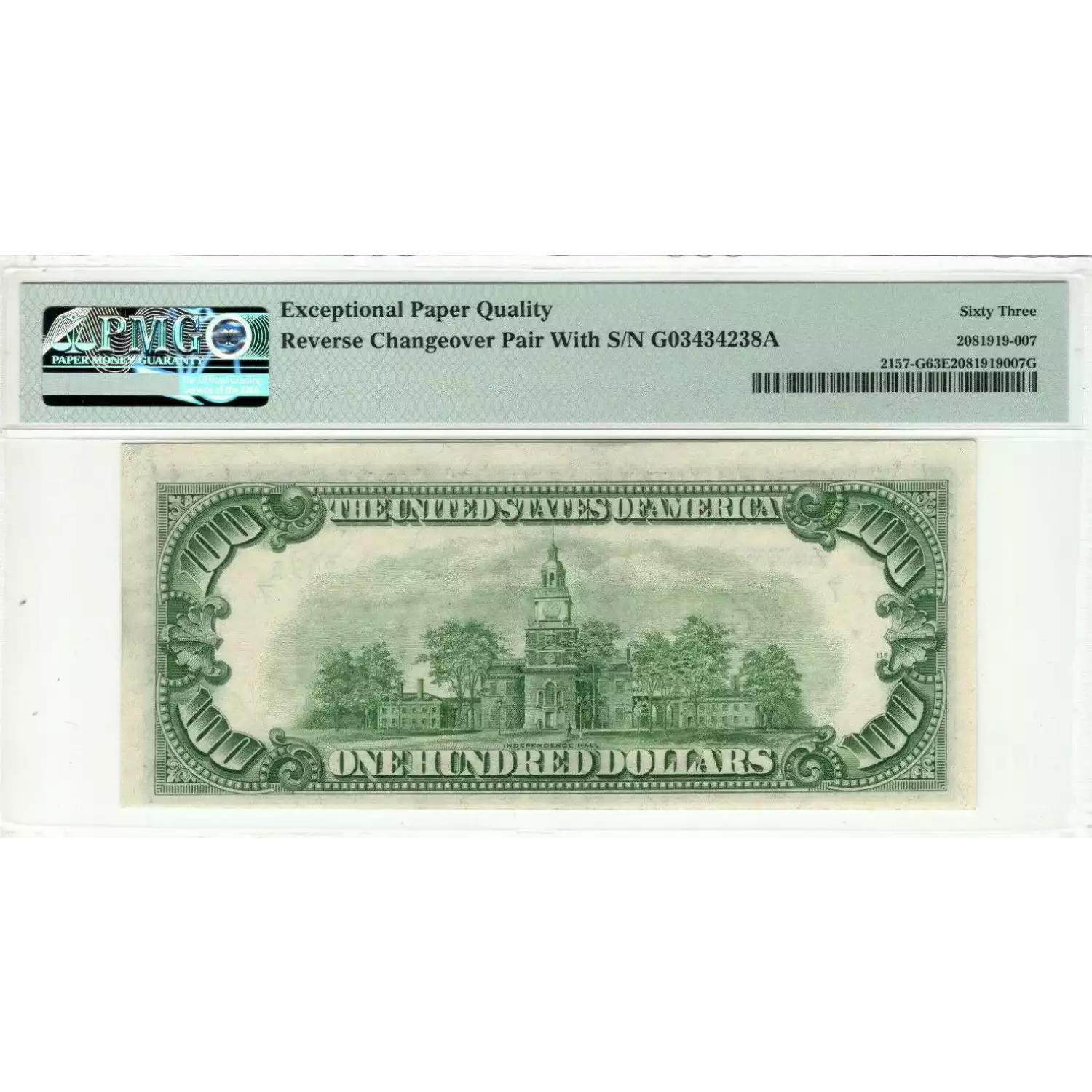 $100 1950  Small Size $100 Federal Reserve Notes 2157-Gm (4)