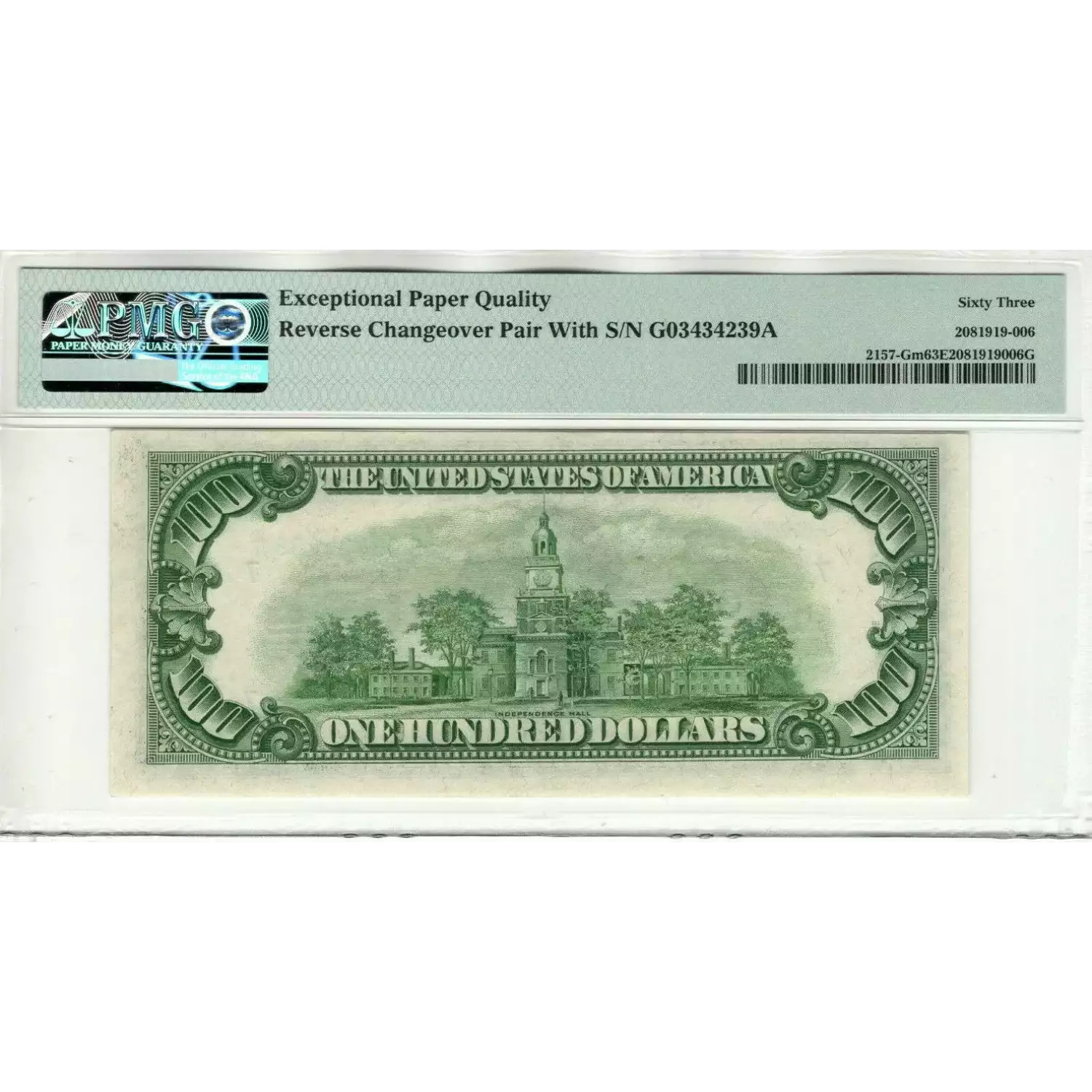 $100 1950  Small Size $100 Federal Reserve Notes 2157-Gm (6)