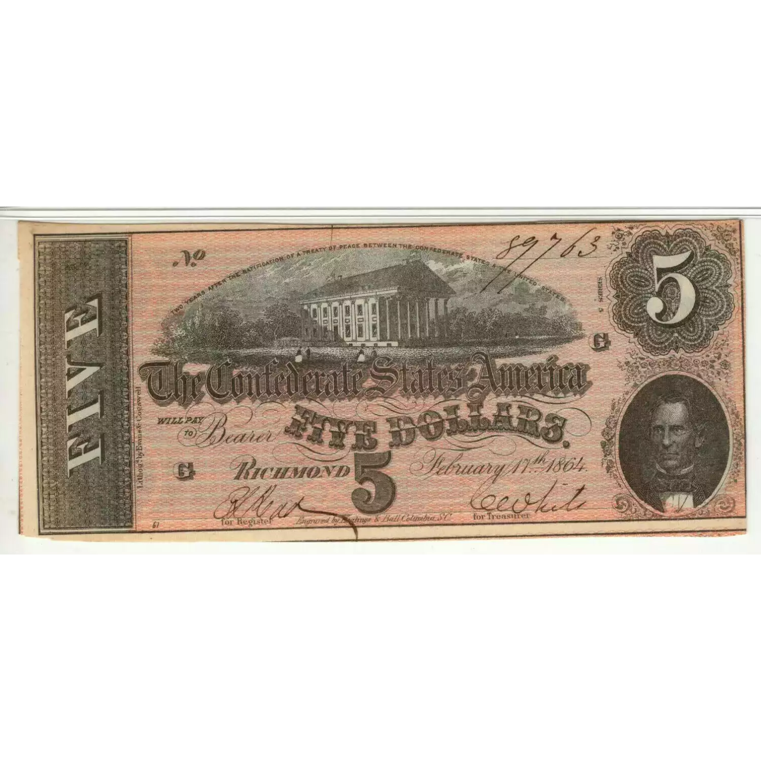 10s March 13, 1755  COLONIAL CURRENCY CT-69 (3)