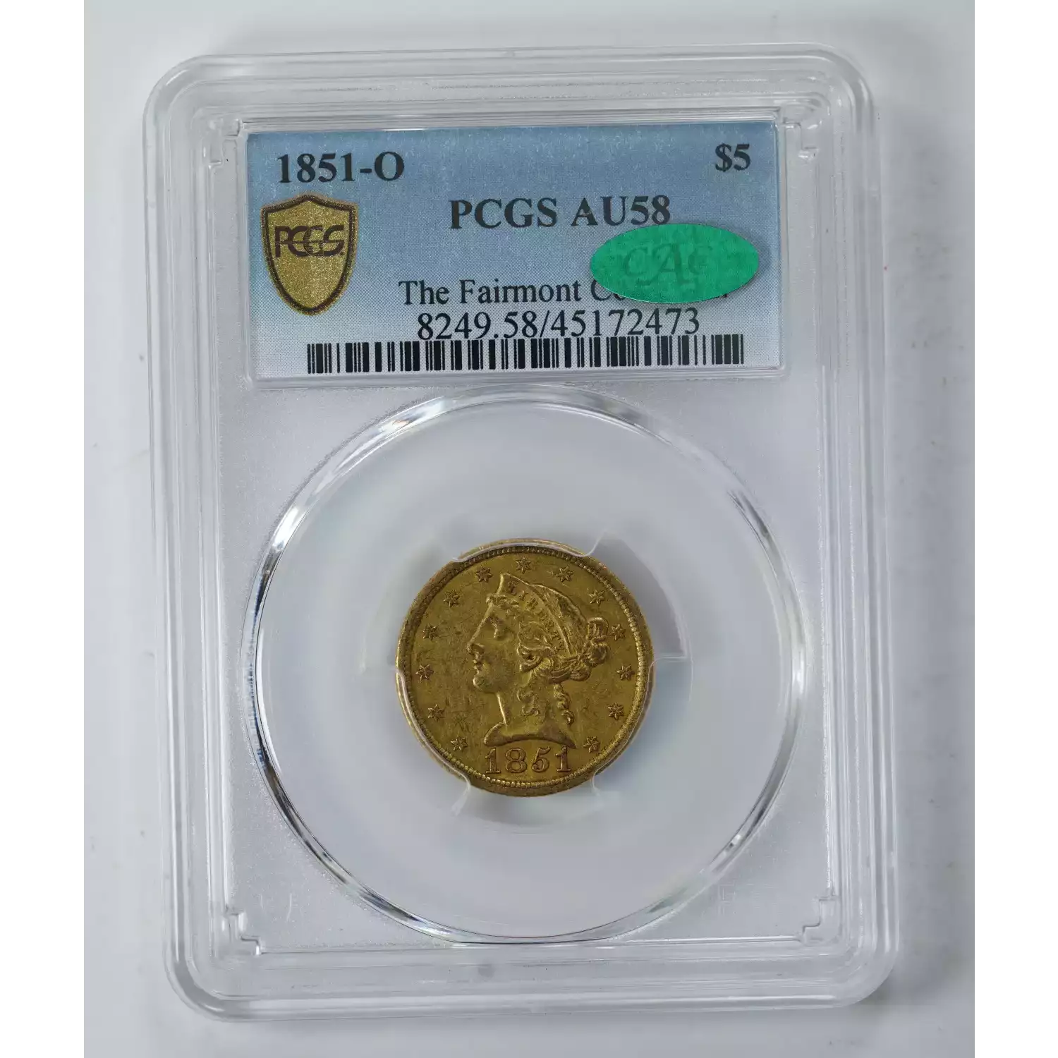 1851-O $5 (5)