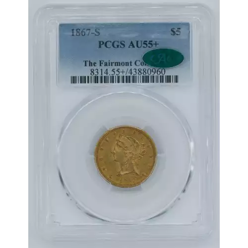 1867-S $5