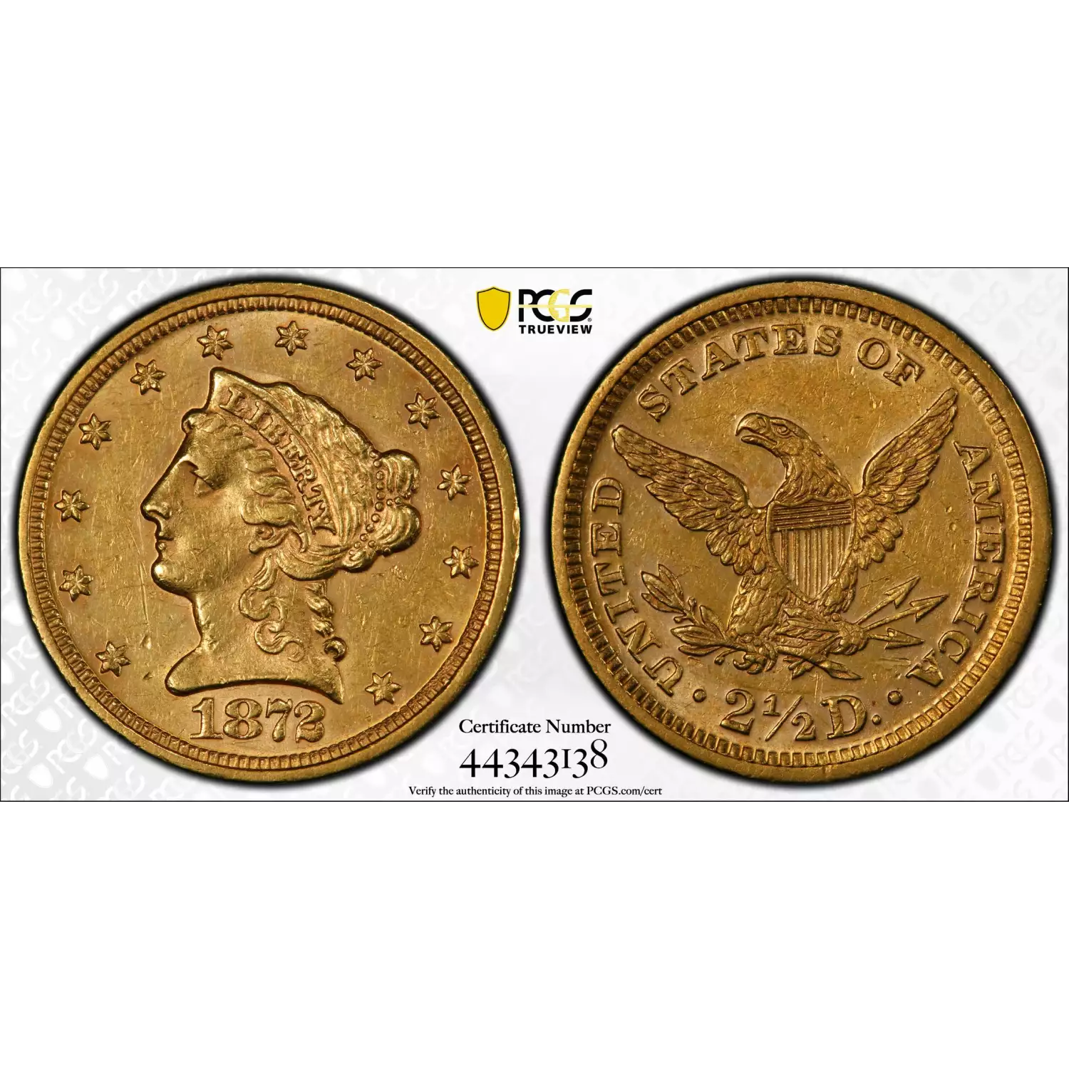 1872 $2.50