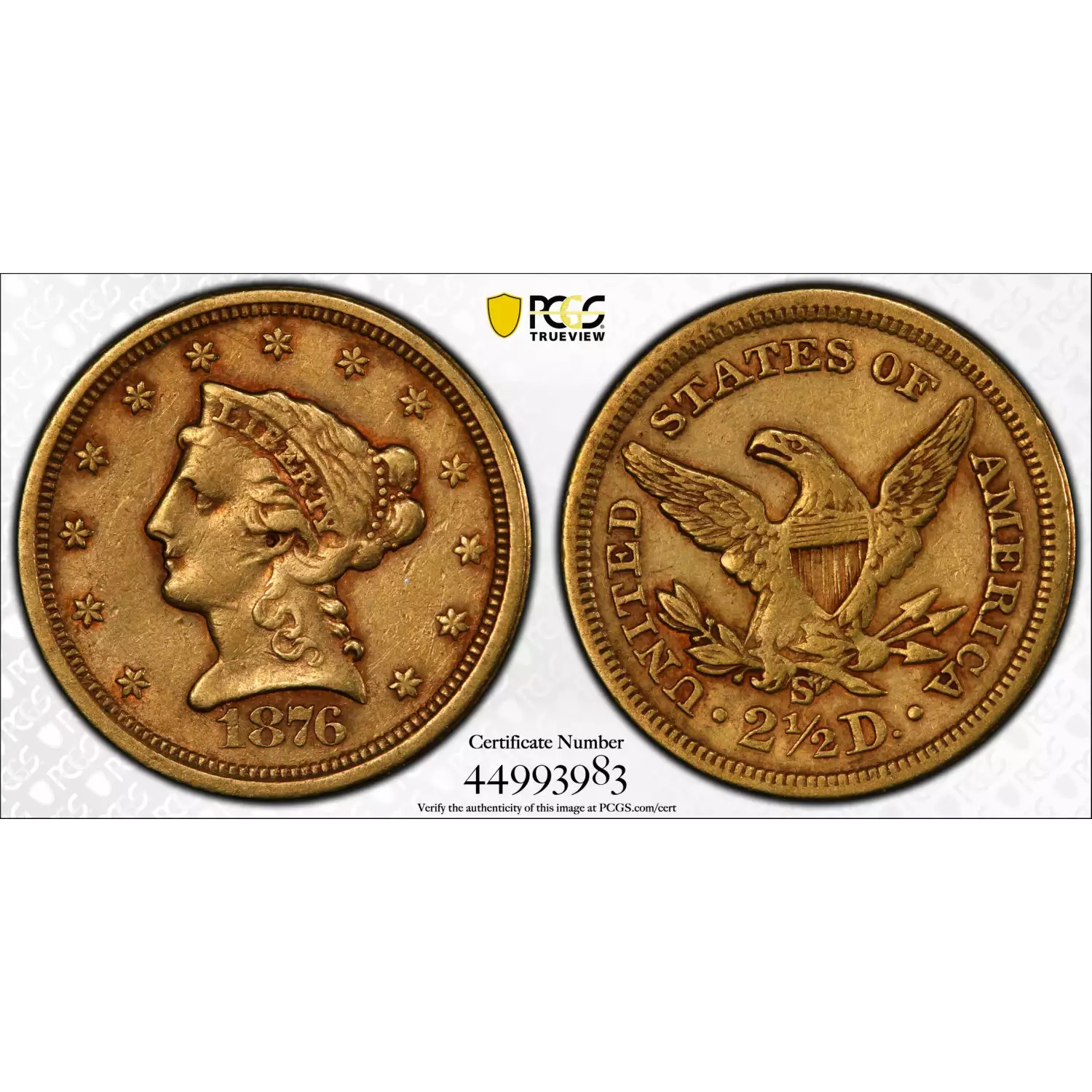 1876-S $2.50