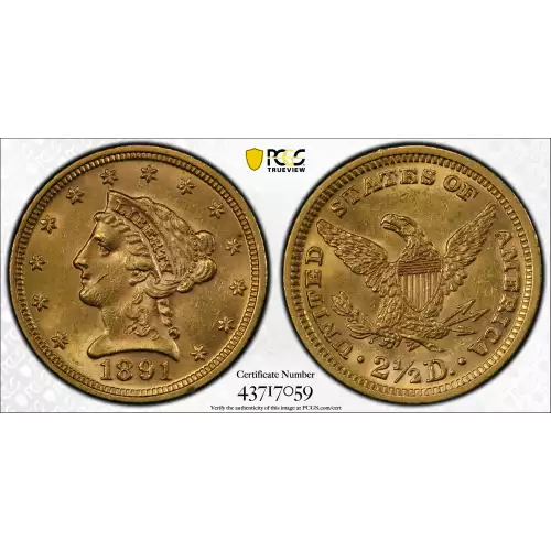 1891 $2.50