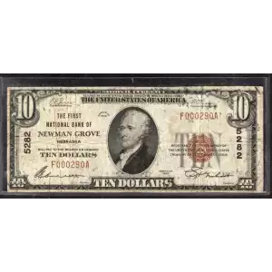 1929 $10 NATIONAL BANKNOTE CURRENCY NEBRASKA