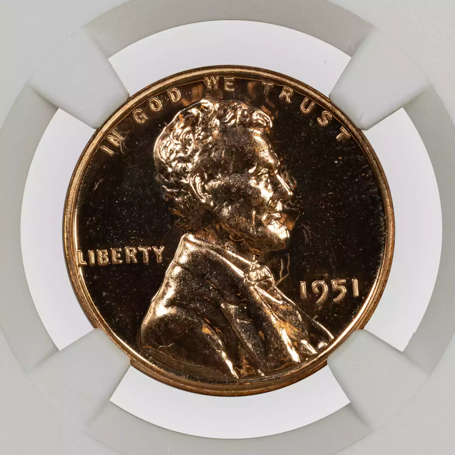 1951 PROOF LINCOLN WHEAT CENT PENNY 1C NGC CERTIFIED PF PR 67 RD SPOT HAZE FREE (3)
