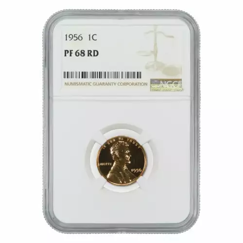 1956 PROOF LINCOLN WHEAT CENT PENNY 1C NGC CERTIFIED PF 68 RD (3)