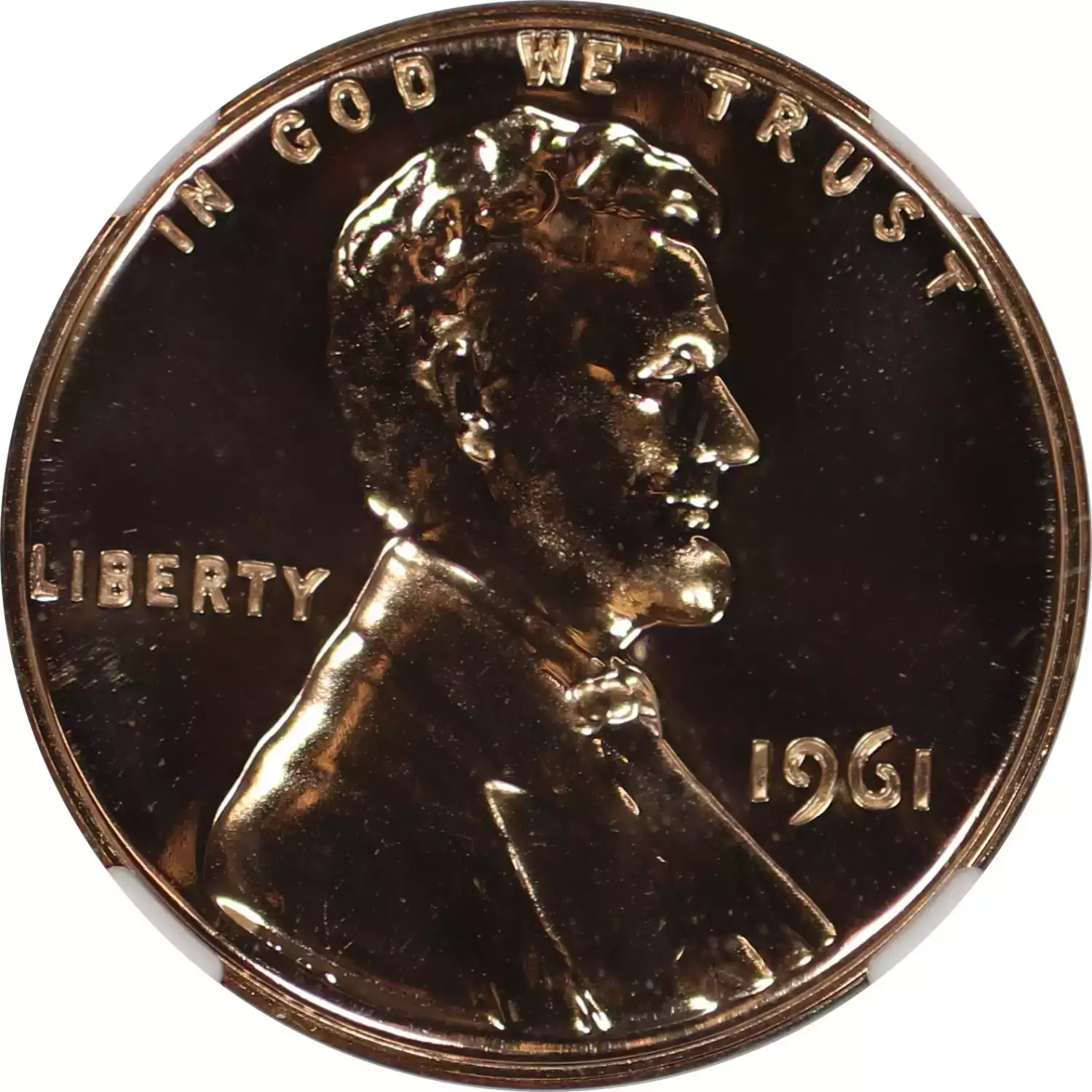 1961 PROOF LINCOLN MEMORIAL CENT PENNY 1C NGC CERTIFIED PF 68 RD (2)