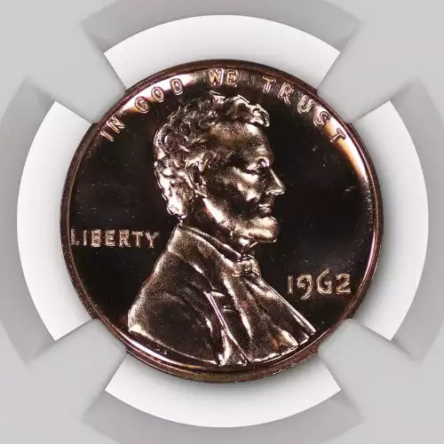 1962 PROOF LINCOLN MEMORIAL CENT PENNY 1C NGC CERTIFIED PF 68 RD (4)
