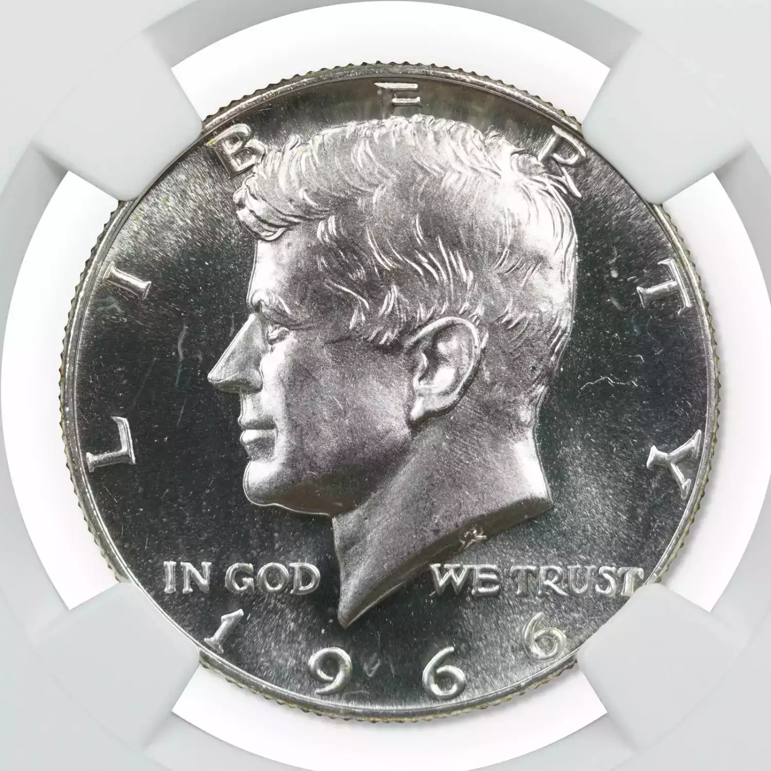 1966 DDO SMS KENNEDY HALF DOLLAR 50C NGC CERTIFIED MS 67 - DOUBLED