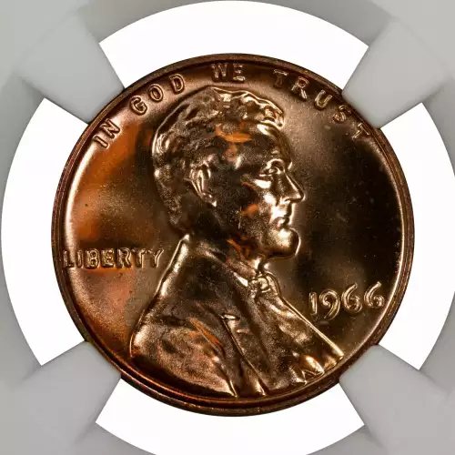1966 SMS LINCOLN MEMORIAL CENT PENNY 1C NGC CERTIFIED MS 67 RD (2)