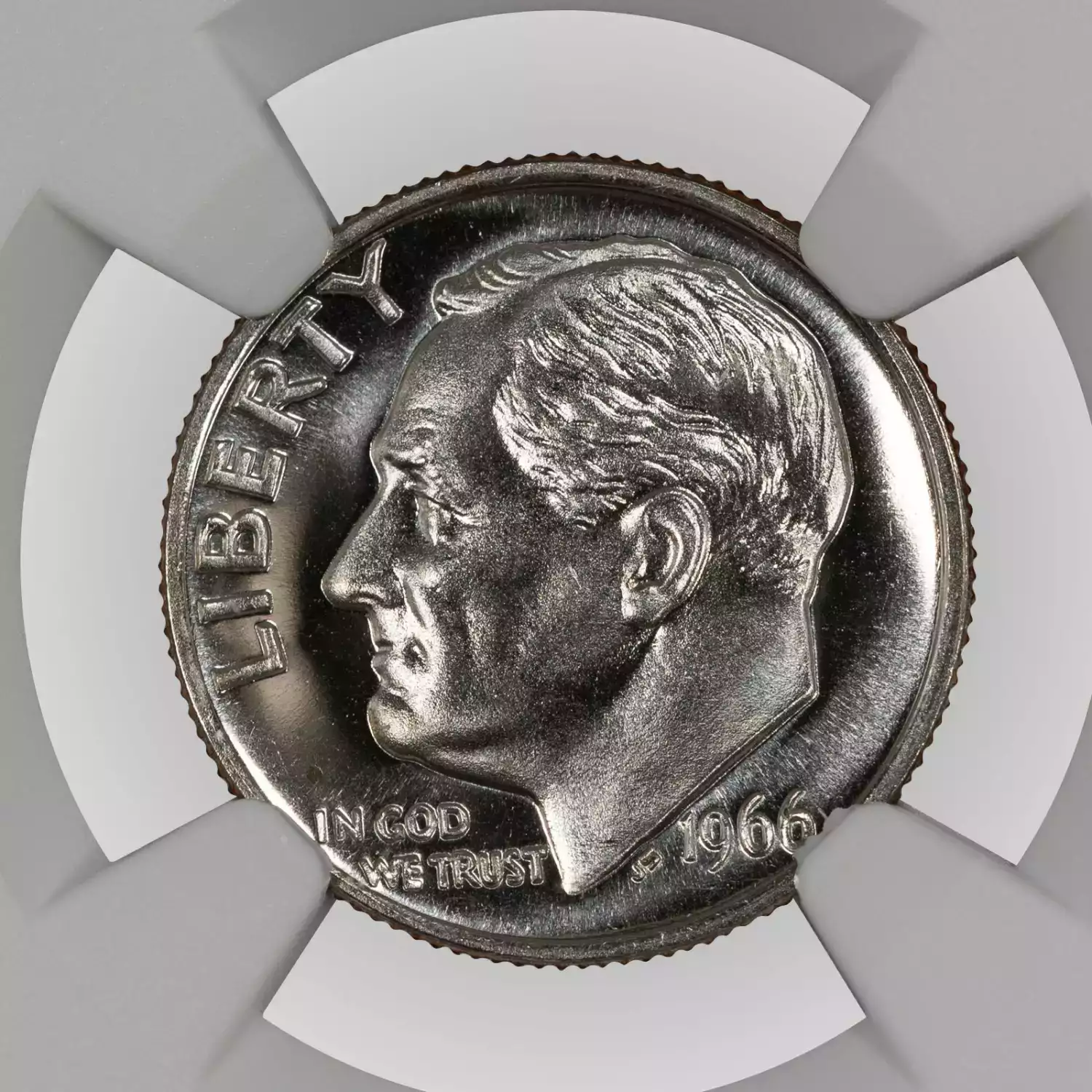1966 SMS ROOSEVELT DIME 10C NGC CERTIFIED MS 68 (2)