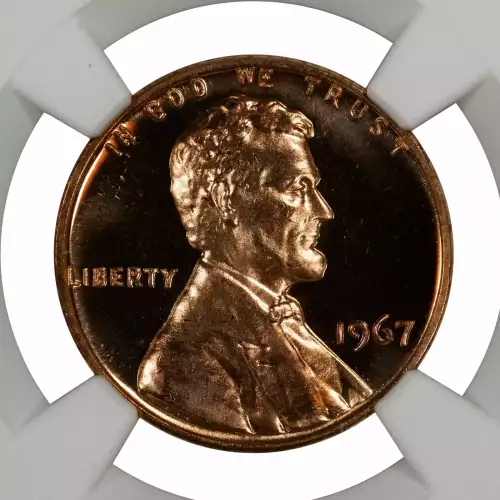 1967 SMS LINCOLN MEMORIAL CENT PENNY 1C NGC CERTIFIED MS 66 RD (2)
