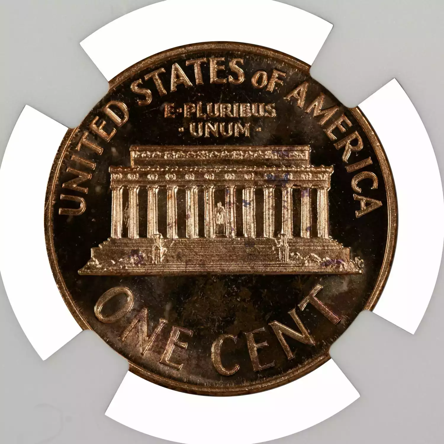 1967 SMS LINCOLN MEMORIAL CENT PENNY 1C NGC CERTIFIED MS 66 RD (3)