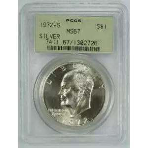 1972-S $1 Silver