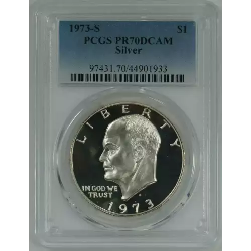 1973-S $1 Silver, DCAM (5)