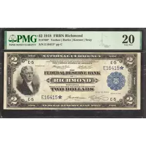 $2 1918  Federal Reserve Bank Notes 760*