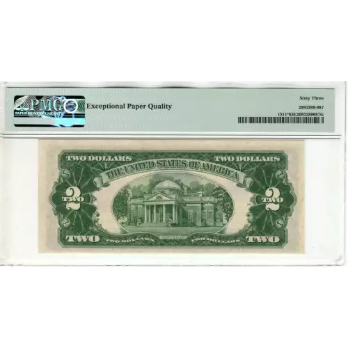 $2 1953-B red seal. Small Legal Tender Notes 1511* (2)