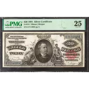 $20 1891 Small Red Silver Certificates 318