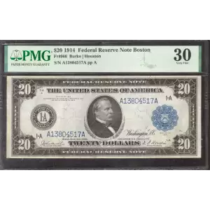 $20 1914 Red Seal Federal Reserve Notes 966 (2)