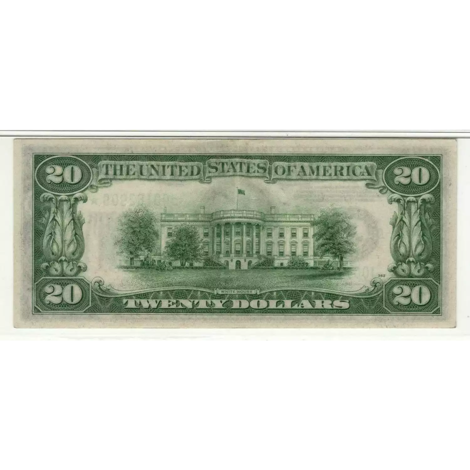 $20 1934 light Green seal. Small Size $20 Federal Reserve Notes 2054-J* (4)